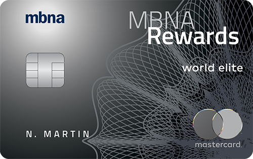 Mastercard World Elite récompenses MBNA — MBNA