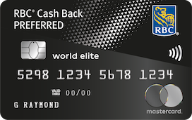 Remise en argent Préférence World Elite Mastercard RBC — RBC